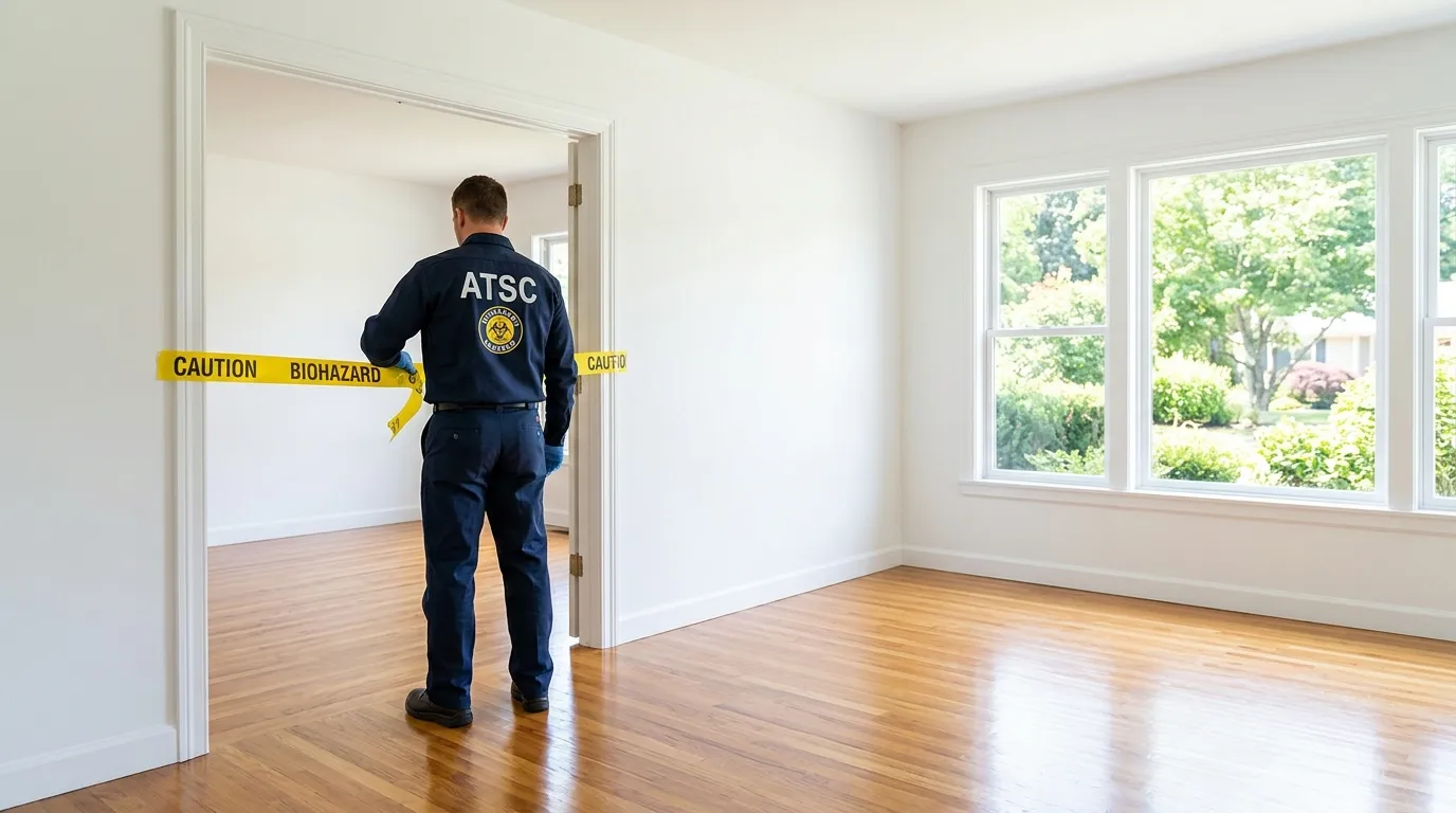 Certified biohazard cleanup crew performing Crime Scene Cleanup in Bayville