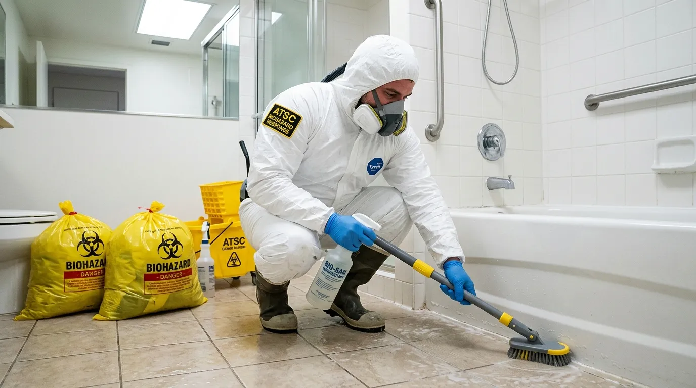 Decontamination equipment deployed for Blood Cleanup in Bayville